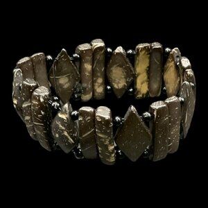 Wooden Bead Stretch Bracelet